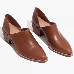 The Brady Lowcut Bootie - Madewell - Size 7.5 - English Saddle - New With Box